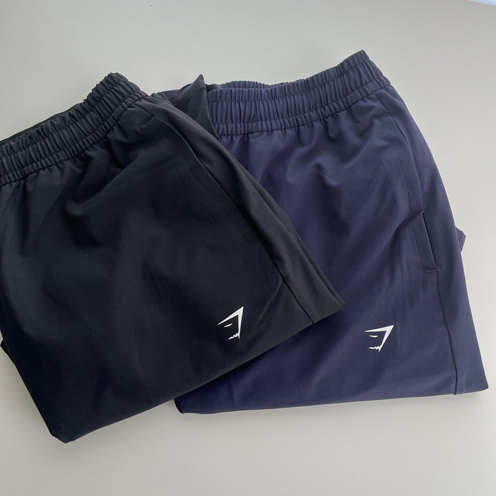 Brand New Gymshark Black and Navy Athletic joggers